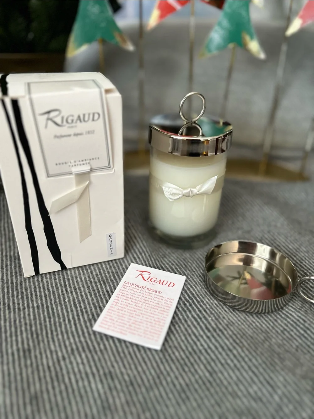 Rigaud Paris Large Gardenia Scented Candle